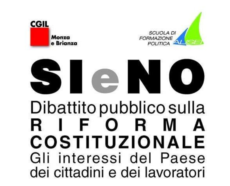 Monza: "Si e No - Dibattito pubblico sulla riforma costituzionale"