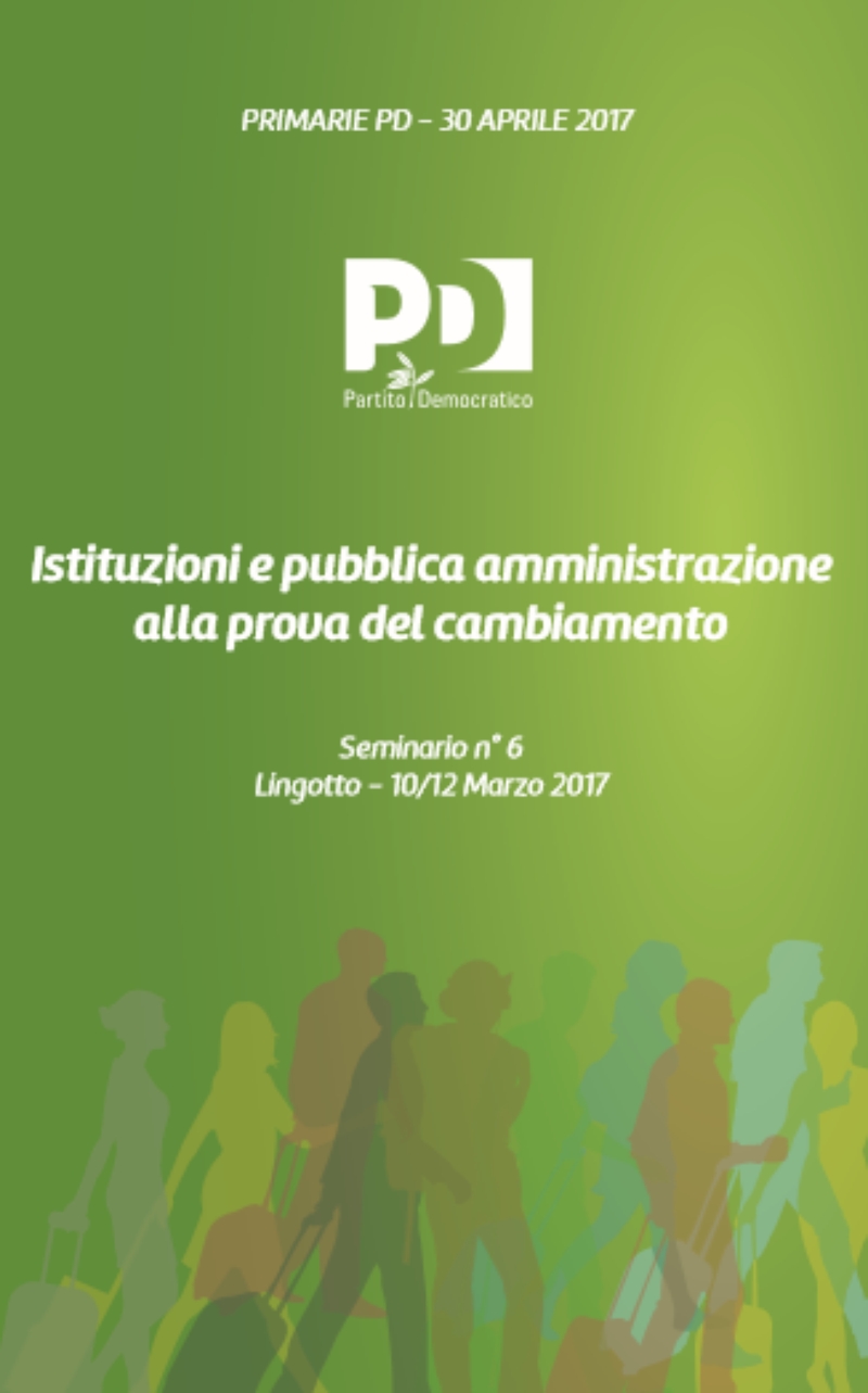 Istituzioni e pubblica amministrazione alla prova del cambiamento