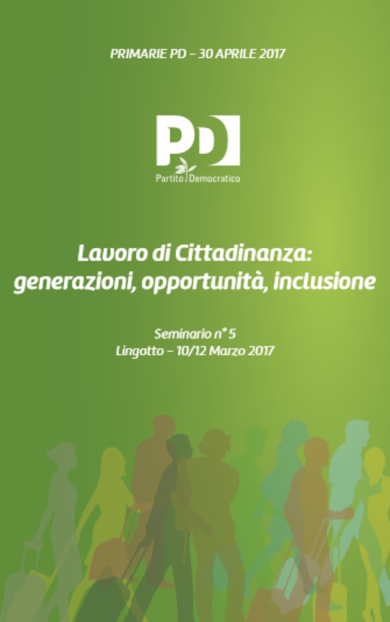 Lavoro di Cittadinanza: generazioni, opportunità, inclusione