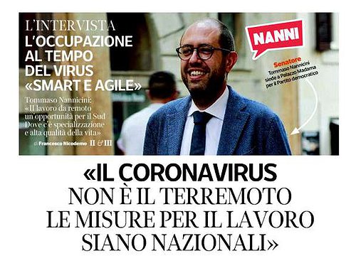 L'occupazione al tempo del virus "smart" e "agile"